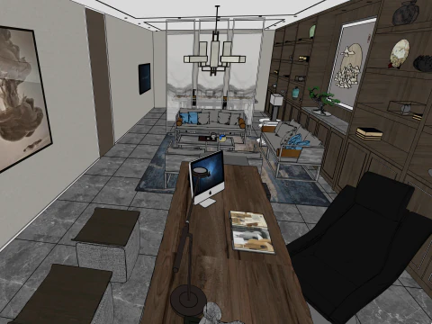 Private office 3D Model