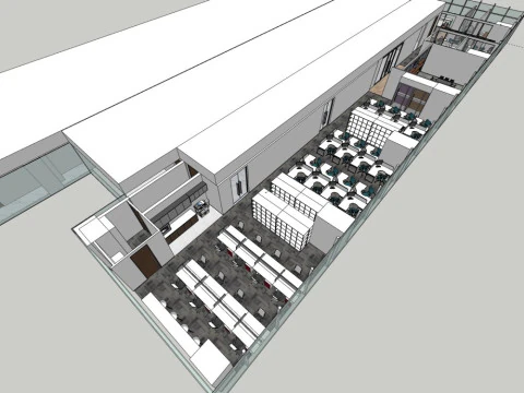 Modern office 3D Model