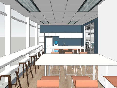 Modern office 3D Model