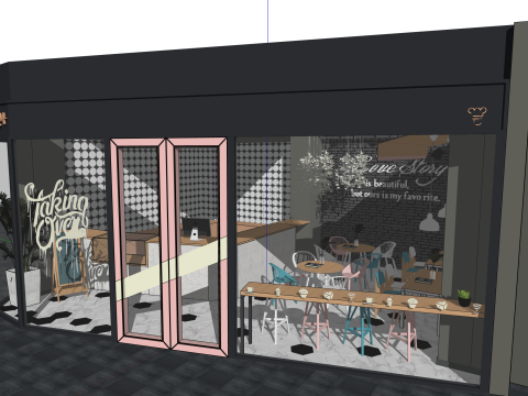 Negozio di dolci Modello 3D