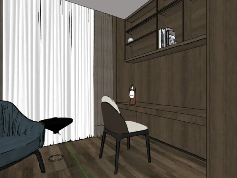 Hotel Executive Room 3D Model