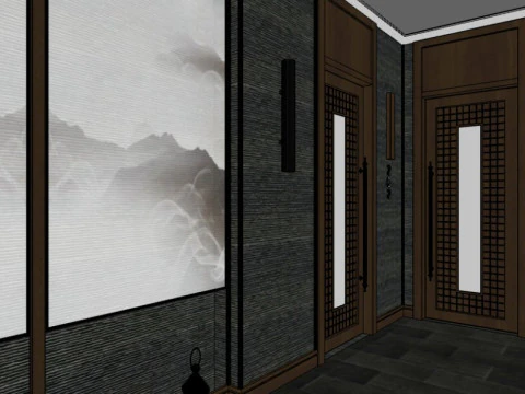 Camere d'albergo Modello 3D