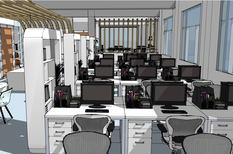 Office Design Proposal 3D Model .c4d .max .obj .3ds .fbx .stl .blend 