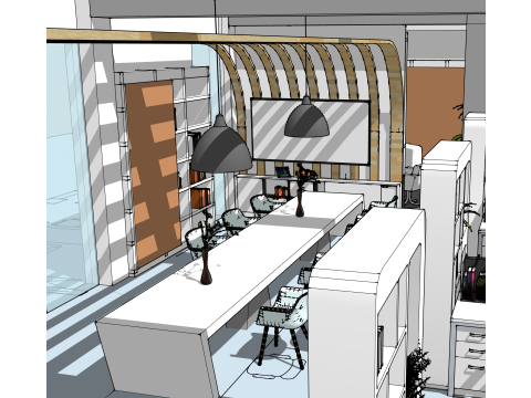 Office Design Proposal 3D Model