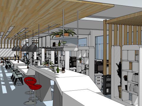 Office Design Proposal 3D Model