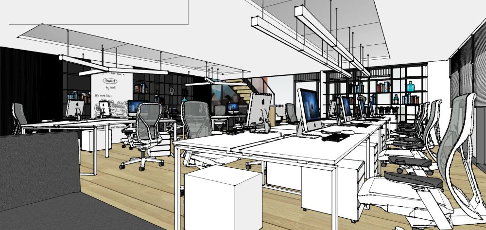 Office interior decoration 3D Model .c4d .max .obj .3ds .fbx .stl .blend 