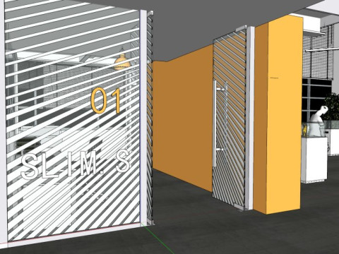 Modernist style office 3D Model