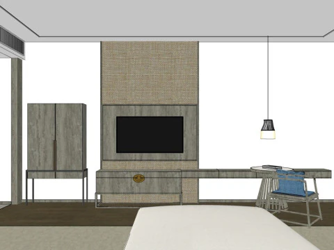 Hotel room 3D Model