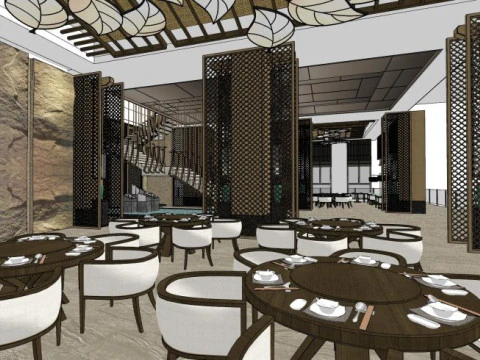 Restaurant 3D Model