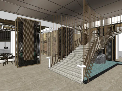 Restaurant 3D Model