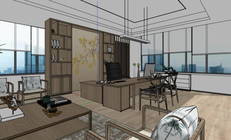 Leadership office 3D Model .c4d .max .obj .3ds .fbx .stl .blend