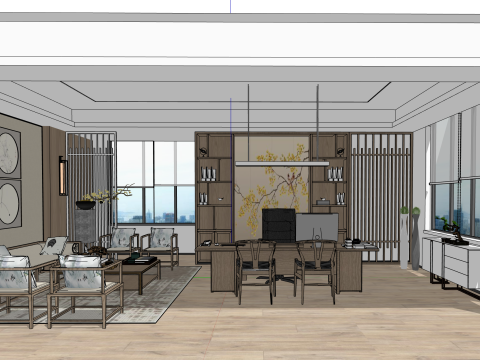 Leadership office 3D Model