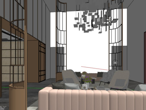 大堂模型 3D 模型