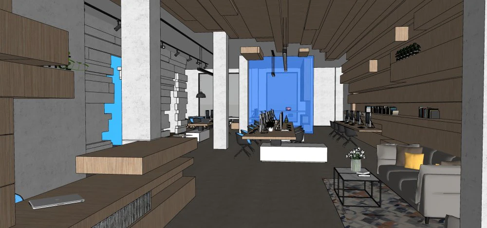 Office design 3D Model .c4d .max .obj .3ds .fbx .stl .blend 