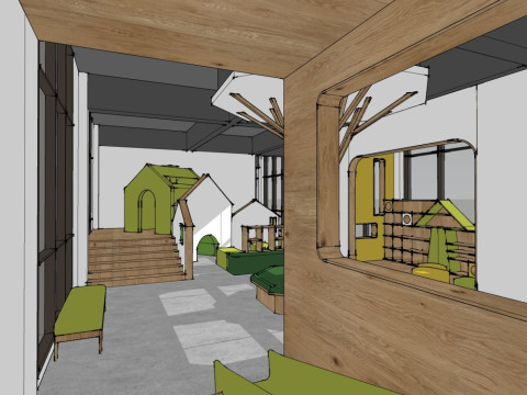 Spazio di attivit&agrave; per bambini Modello 3D