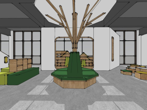 Spazio di attivit&agrave; per bambini Modello 3D