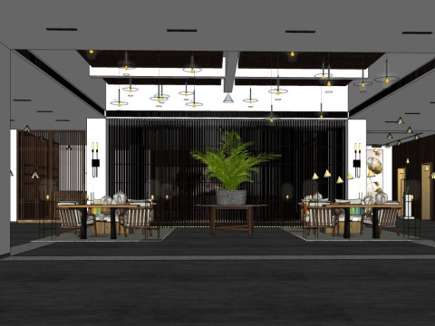 Hol hotelowy Model 3D