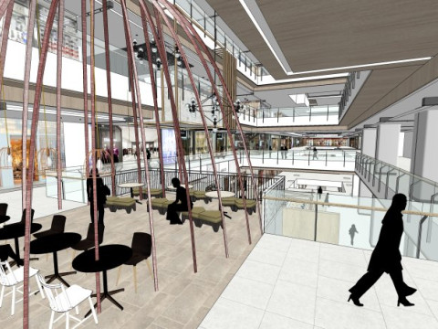 Mall atrium 3D Model