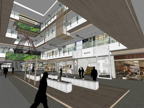 Mall atrium 3D Model