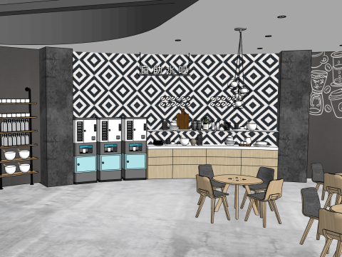 Supermarket Design Proposal 3D Model