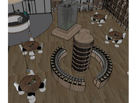 Bookstore 3D Model