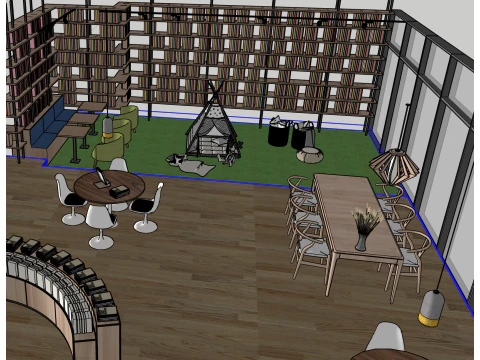 Bookstore 3D Model