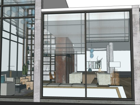 Resort hotel 3D Model