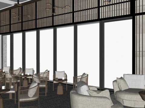 Lobby interior 3D Model