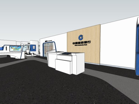 Bank Design 3D Model