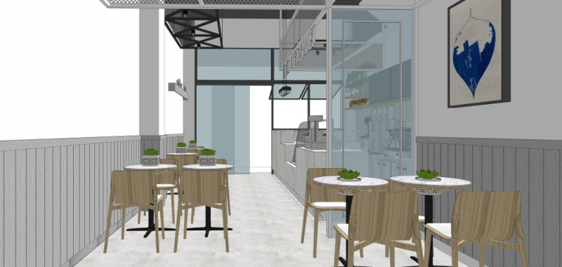 Milk tea shop 3D Model .c4d .max .obj .3ds .fbx .stl .blend 