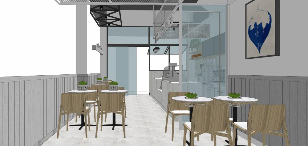 Milk tea shop 3D Model .c4d .max .obj .3ds .fbx .stl .blend