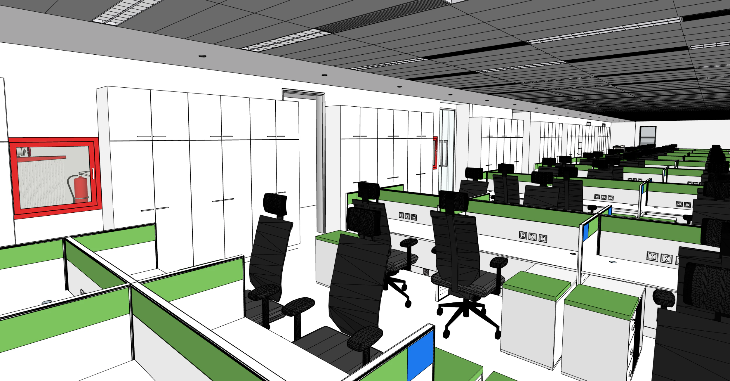 Ufficio Modello 3D .c4d .max .obj .3ds .fbx .stl .blend 