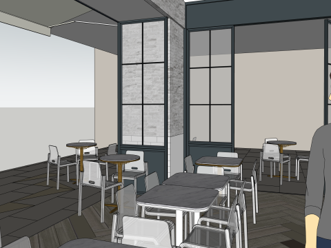 Restaurant 3D Modell