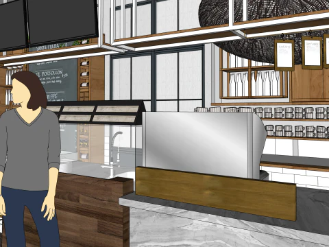 Restaurant 3D Model