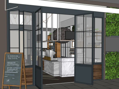 Restaurant 3D Model