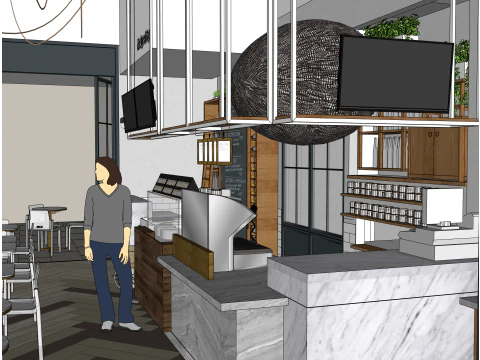 Restaurant 3D Model