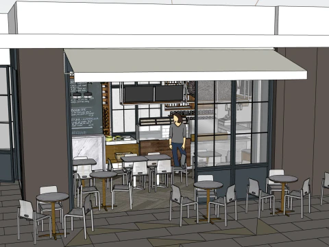 Restaurant 3D Model