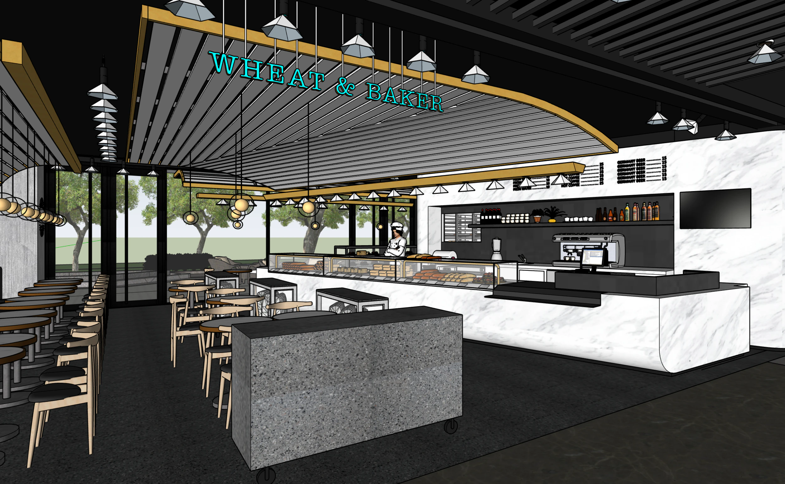 Bakery 3D Model .c4d .max .obj .3ds .fbx .stl .blend 