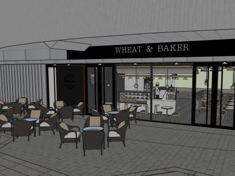 Bakery 3D Model