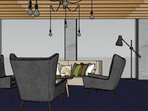 Tienda de ropa boutique Modelo 3D