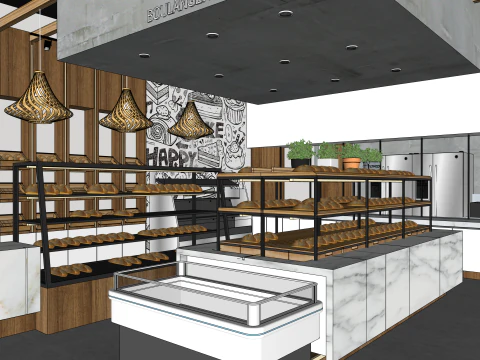 Bakery design model 3D Model