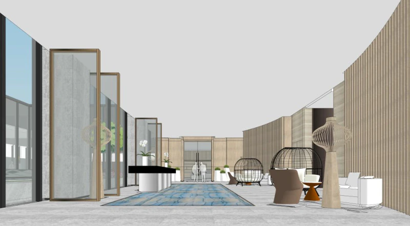 Hilton Garden Inn Modello 3D .c4d .max .obj .3ds .fbx .stl .blend