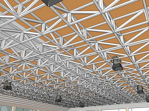 Tennis hall 3D Model