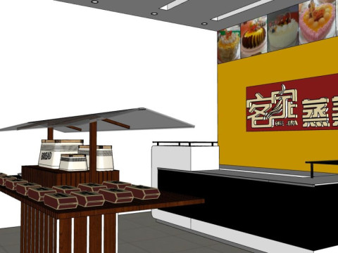 蛋糕店 3D 模型