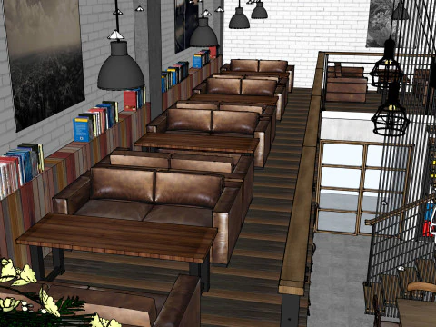 Coffee shop 3D Model