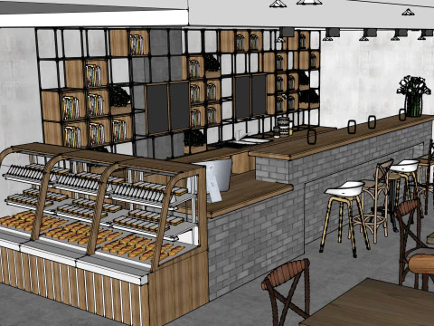 Coffee shop 3D Model