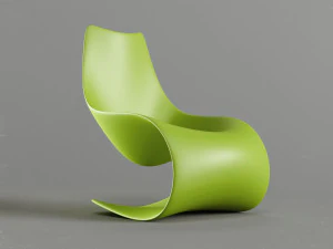 s - shape chair 3D Model