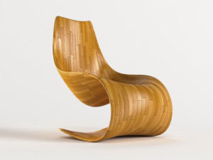 s - shape chair Model 3D