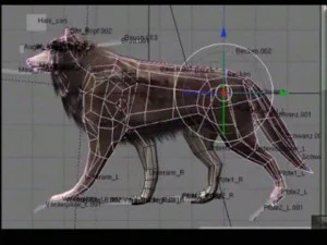 wolf rigged and game ready 3D Model