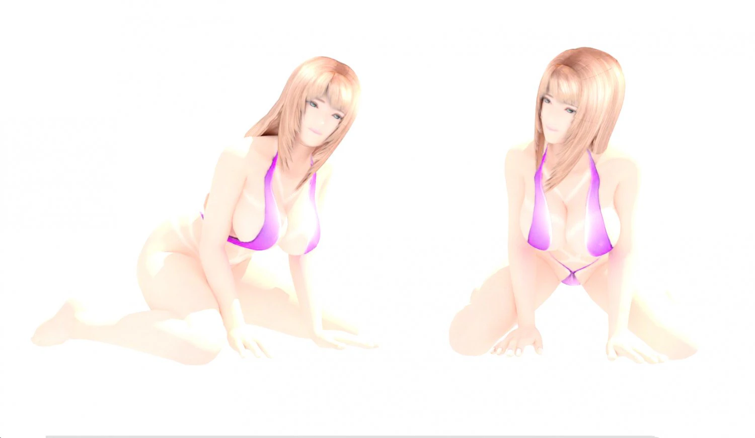 pretty girl high model 3D Model .c4d .max .obj .3ds .fbx .stl .blend 